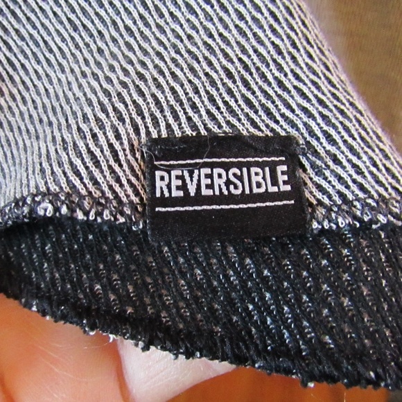 Hanes Reversible Black/White Sweatshirt - Picture 3 of 5